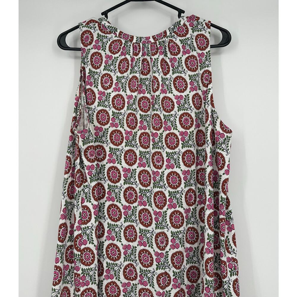 Boden Sleeveless Jersey Shift Dress In Gin Fizz Sunflower - Picture 8 of 9